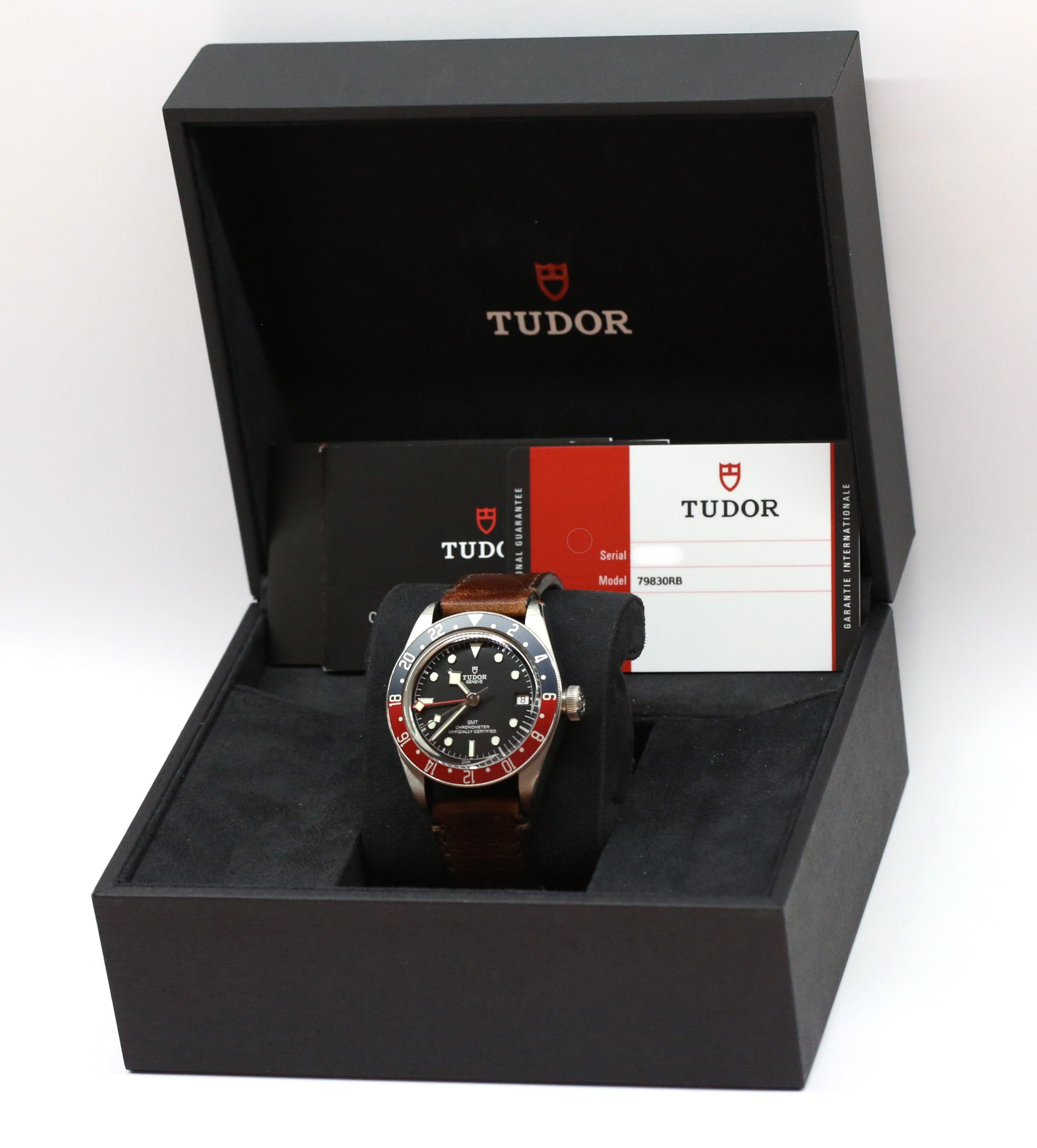 Tudor Black Bay GMT Stainless Steel on Strap with Tudor Deployant Clasp ...