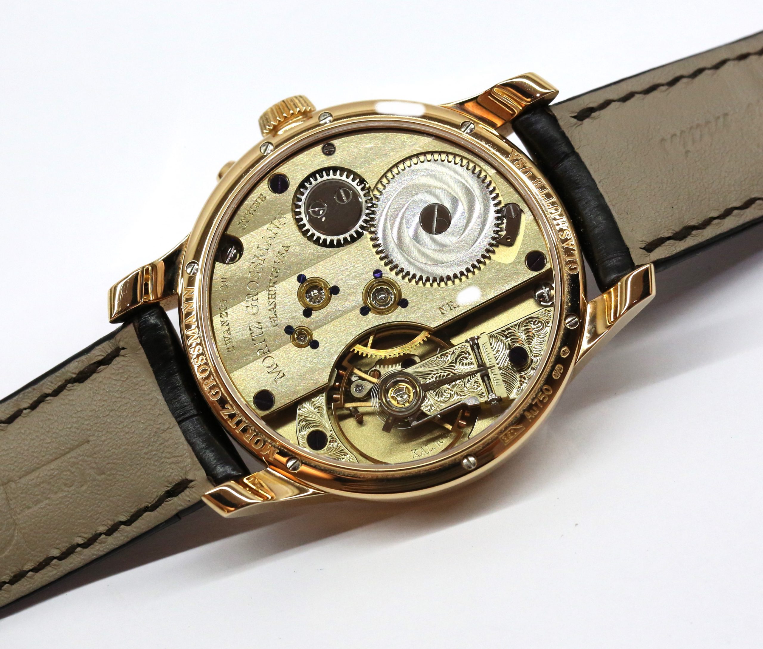 Moritz GrossMann Atum in 18ct Rose Gold on Strap, Silver Index Dial, Complete with Box and Papers - Image 6