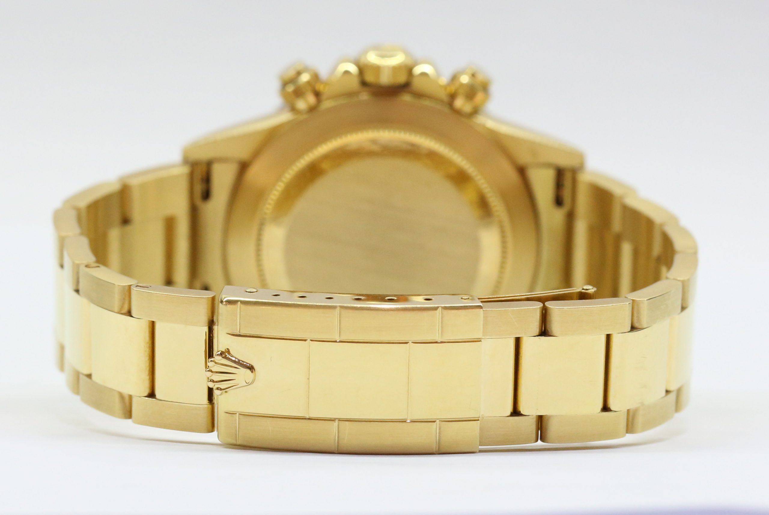 Rolex Daytona Zenith Movement, 18ct Yellow Gold on a Rolex 18ct Yellow Gold Oyster Bracelet, Factory White Diamond Dial, Ref: 16528, Circa: 1990, with Box, Books & Papers & including a Rolex Service Card. " Unpolished" - Image 6