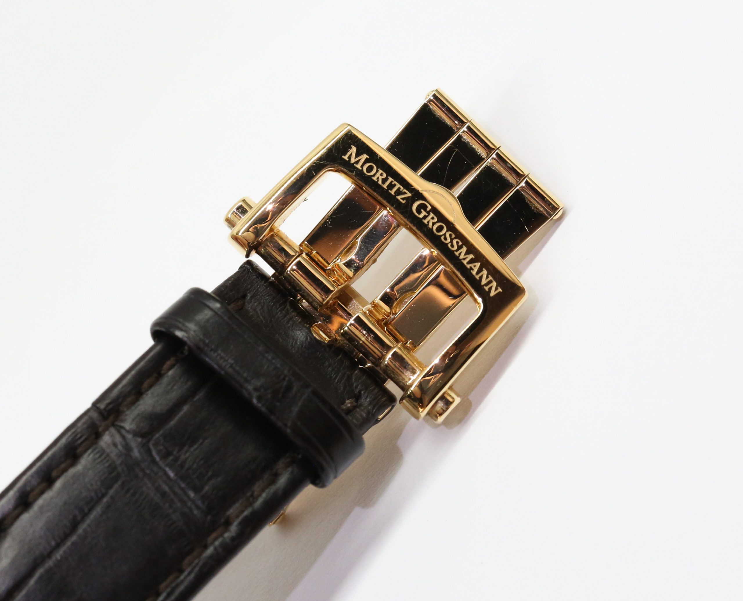 Moritz GrossMann Atum in 18ct Rose Gold on Strap, Silver Index Dial, Complete with Box and Papers - Image 7