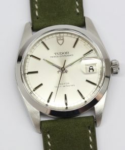 Alternative view of Tudor Prince OysterDate, Vintage, in stainless steel, Silver index dial, Automatic with Quick-set date, 34mm  Ref 905070 ca. 1969-70 Just returned from a full service