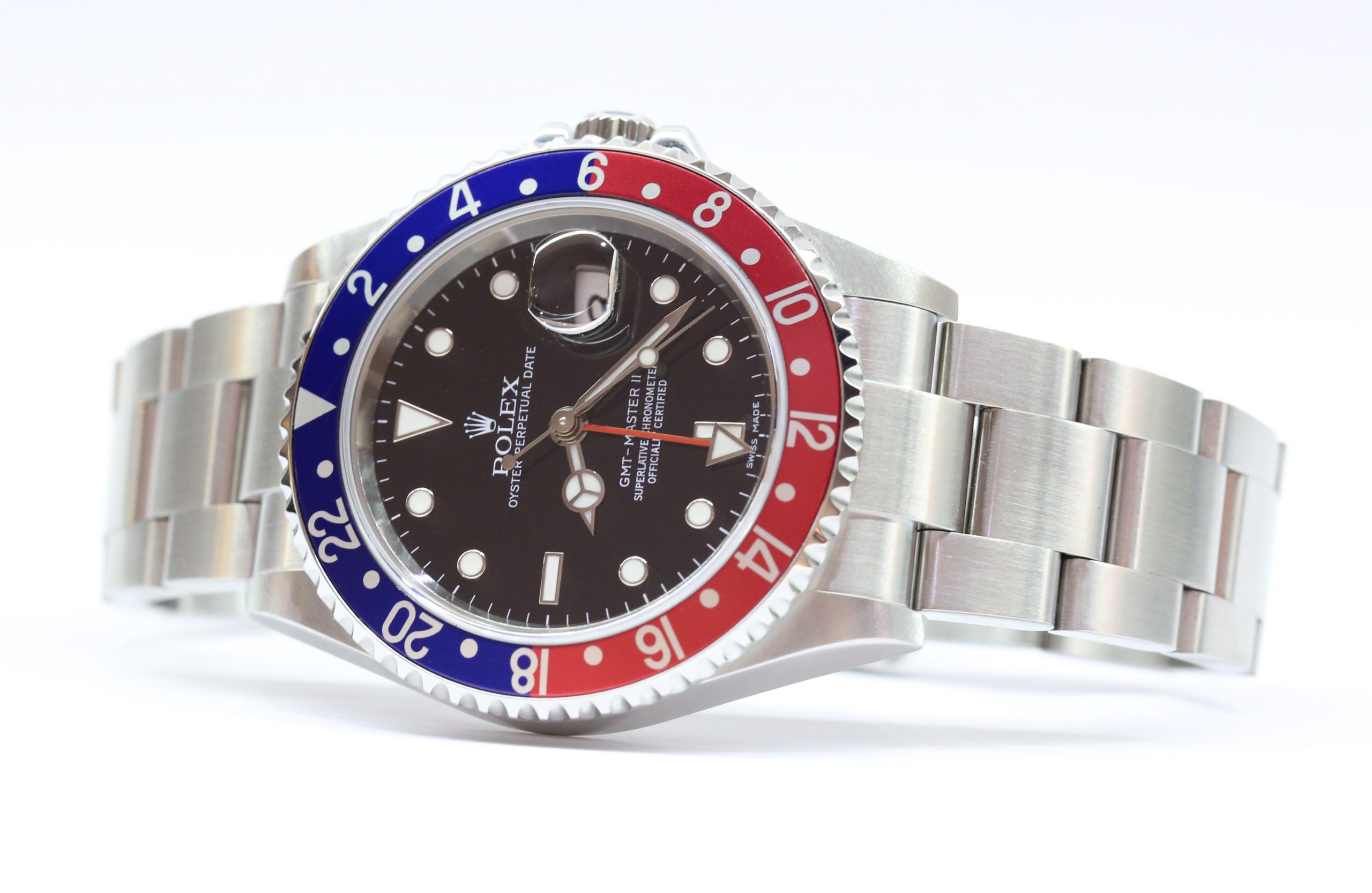 Rolex GMT Master II Pepsi Bezel Stainless Steel (RARE Stick Dial), on Rolex Oyster Bracelet, Reference: 16710, Circa: 2007, Cal. 3186 Box, Papers & 12 Month EWG Warranty - Image 3