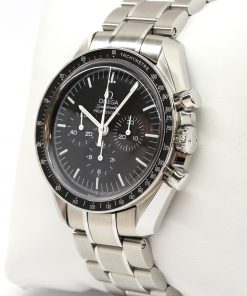 Alternative view of Omega Speedmaster Professional 42mm in stainless steel, Black index dial on a Omega stainless steel bracelet. Ref. 31130423001005, Complete with all Boxes and Omega Warranty cards, Circa: 2019