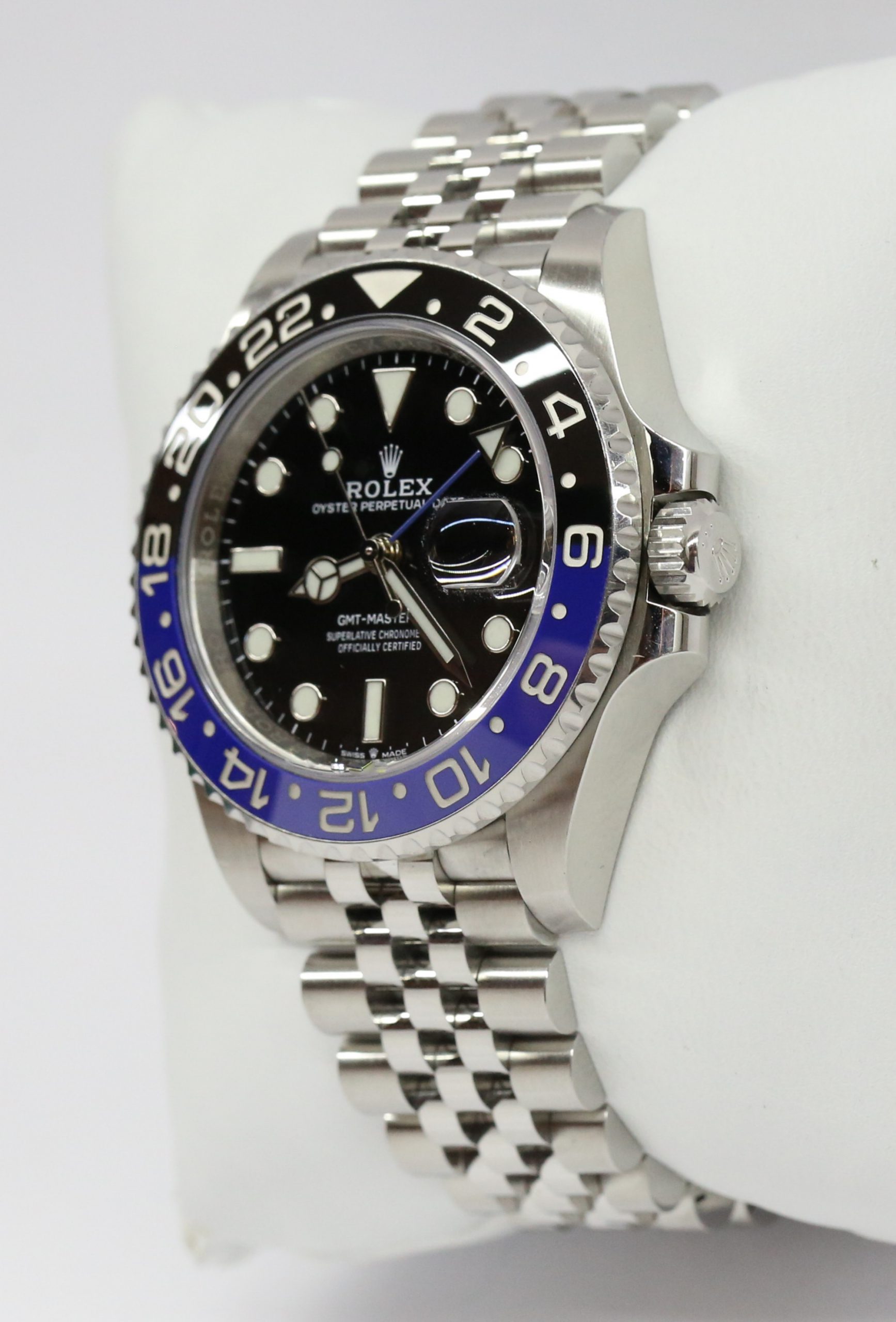 Rolex GMT Master II in stainless steel, Ceramic Blue Black Bezel on Rolex stainless steel Jubilee Bracelet, Ref 126710BLNR, Circa: 2019, Complete with Box & Papers - Image 2