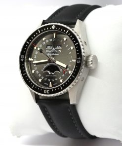 Alternative view of Blancpain Fifty Fathoms Bathyscaphe Moonphase Complete Calendar Automatic on Blancpain Strap and Buckle Ref. 5054 1110 B52A Crica: 05/2020 Complete with Box and Papers