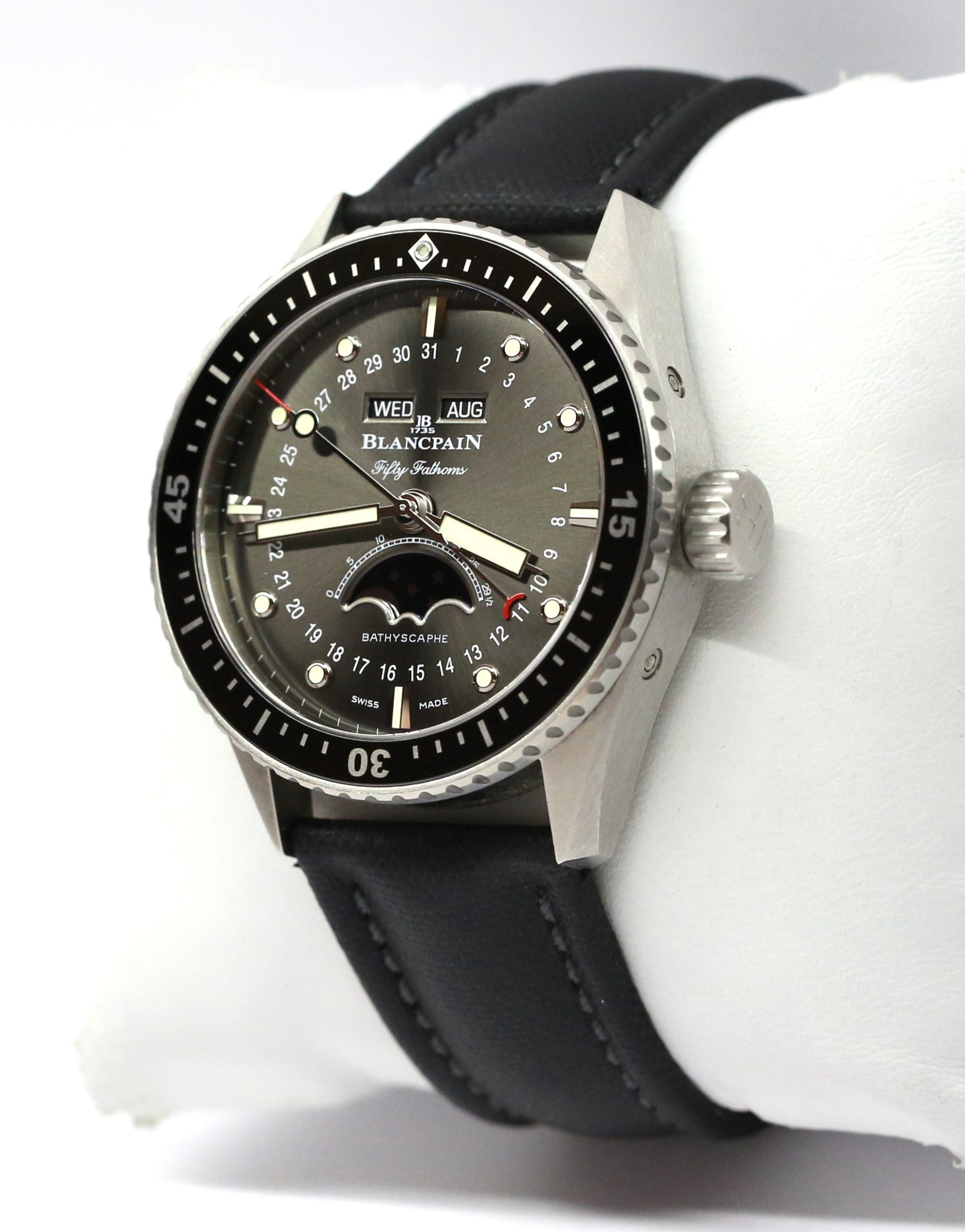 Blancpain Fifty Fathoms Bathyscaphe Moonphase Complete Calendar Automatic on Blancpain Strap and Buckle Ref. 5054 1110 B52A Crica: 05/2020 Complete with Box and Papers - Image 2