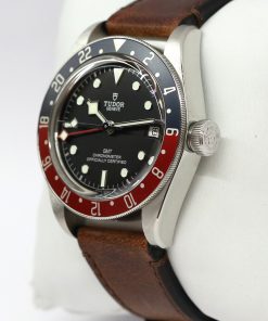 Alternative view of Tudor Black Bay GMT Stainless Steel on Strap with Tudor Deployant Clasp, Pepsi Bezel, Ref: 79830RB, Circa: 2019, Complete with Box, Papers &