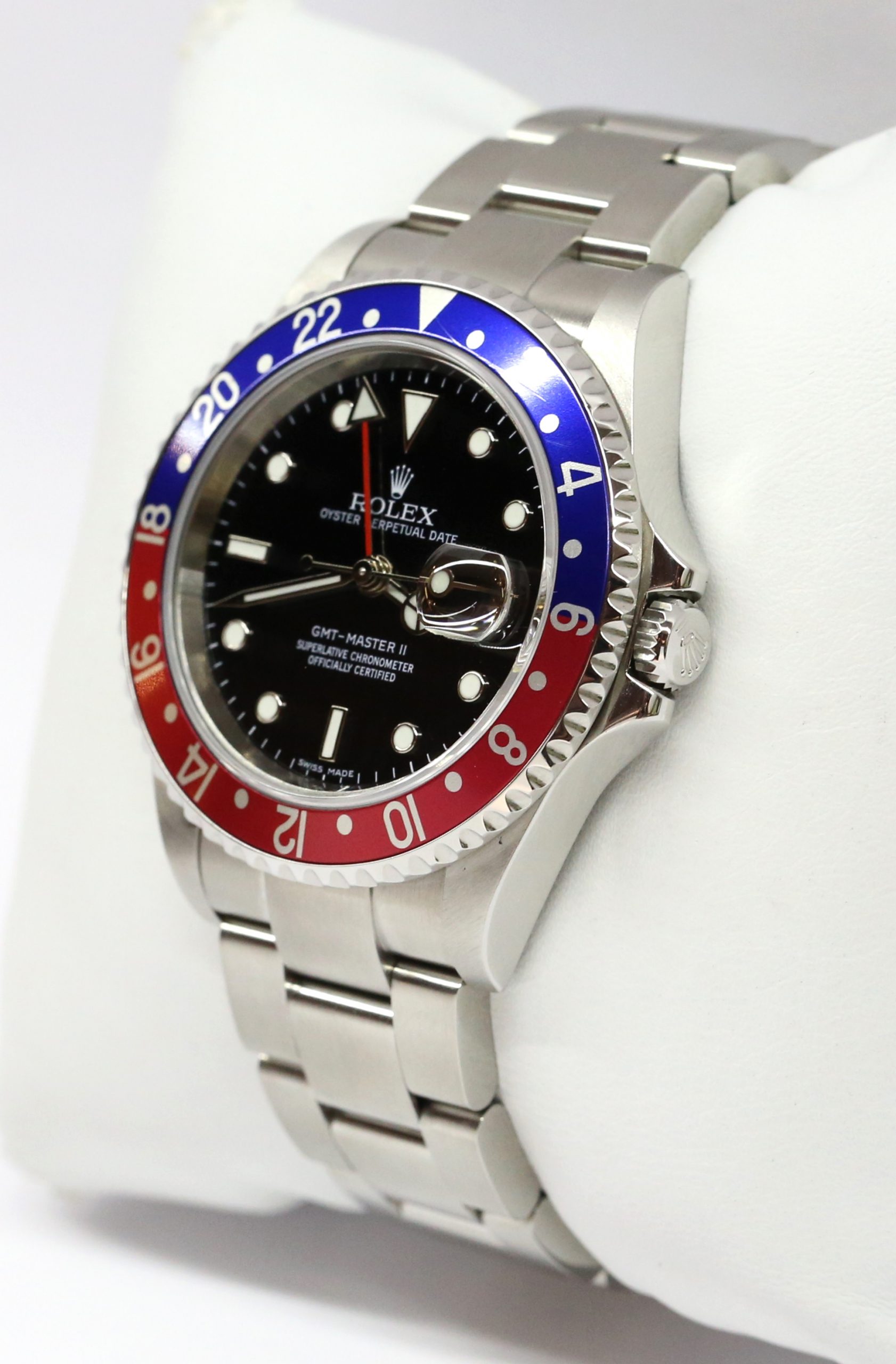 Rolex GMT Master II Pepsi Bezel Stainless Steel (RARE Stick Dial), on Rolex Oyster Bracelet, Reference: 16710, Circa: 2007, Cal. 3186 Box, Papers & 12 Month EWG Warranty - Image 2