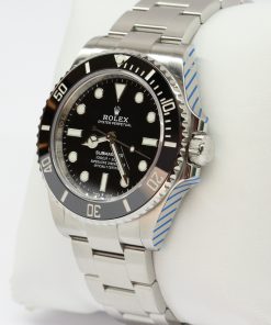 Alternative view of Rolex Submariner Non-Date 41mm, in Rolex OysterSteel on Rolex Oyster Bracelet, Reference: 124060, Circa: 2020, Complete with Box, Papers & Balance of Rolex Factory Warranty