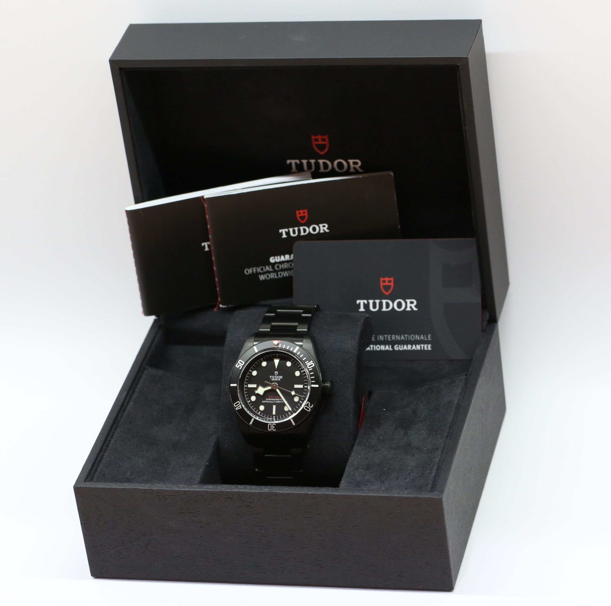 Tudor Heritage Black Bay Dark in Stainless Steel PVD with Black Index Dial on Tudor Black Steel Bracelet Ref. 79230DK Circa: 2021 Complete with Box and Papers, Balance of Factory Warranty - Image 7