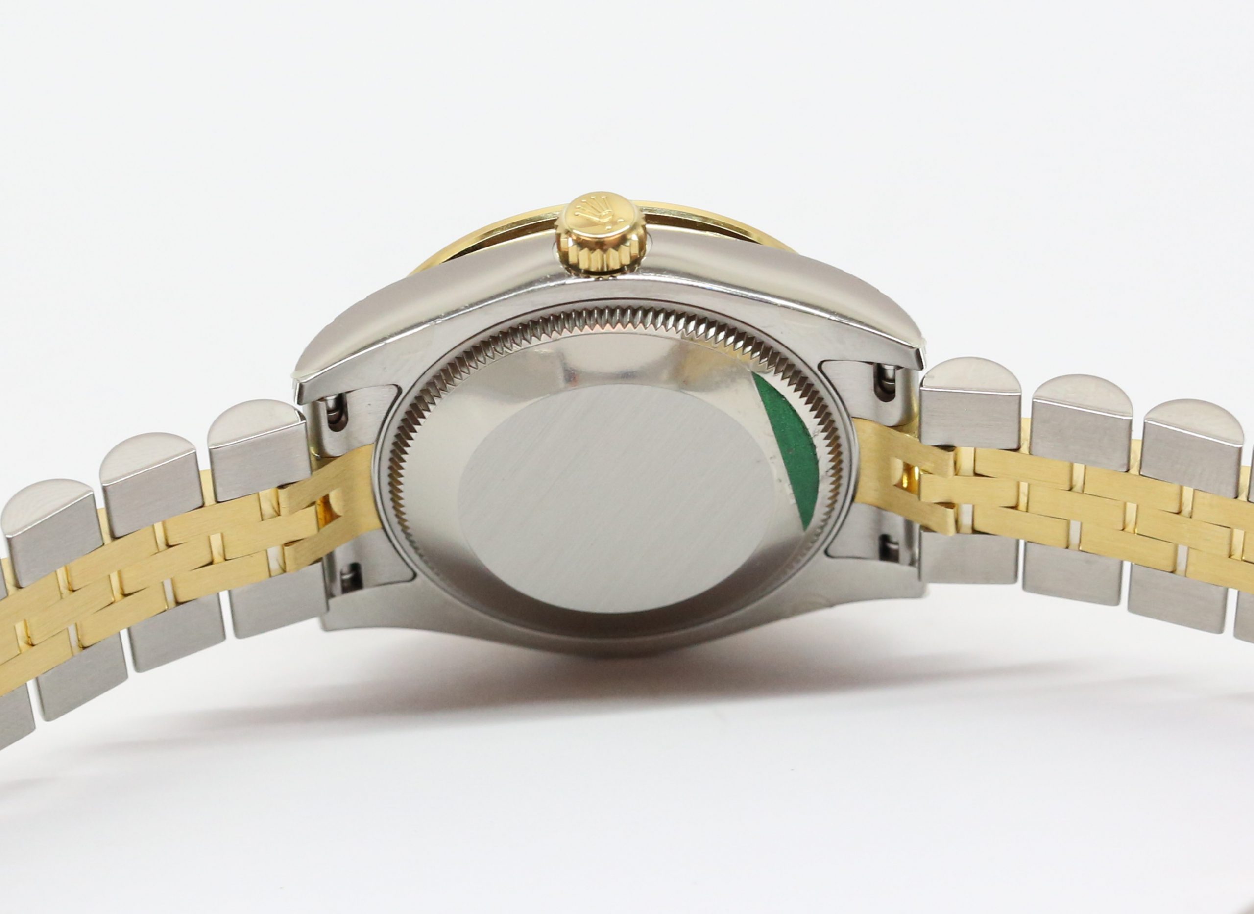 Rolex Oyster Perpetual Datejust 31 in Steel and Gold with Factory Diamond Bezel, Champagne Diamond Index Dial with Rolex Steel and Gold Jubilee Bracelet. Ref. 178383 Serial: 9565E887 Sold New: 2017 Complete with Box, Papers and Balance of Rolex Wty. - Image 5