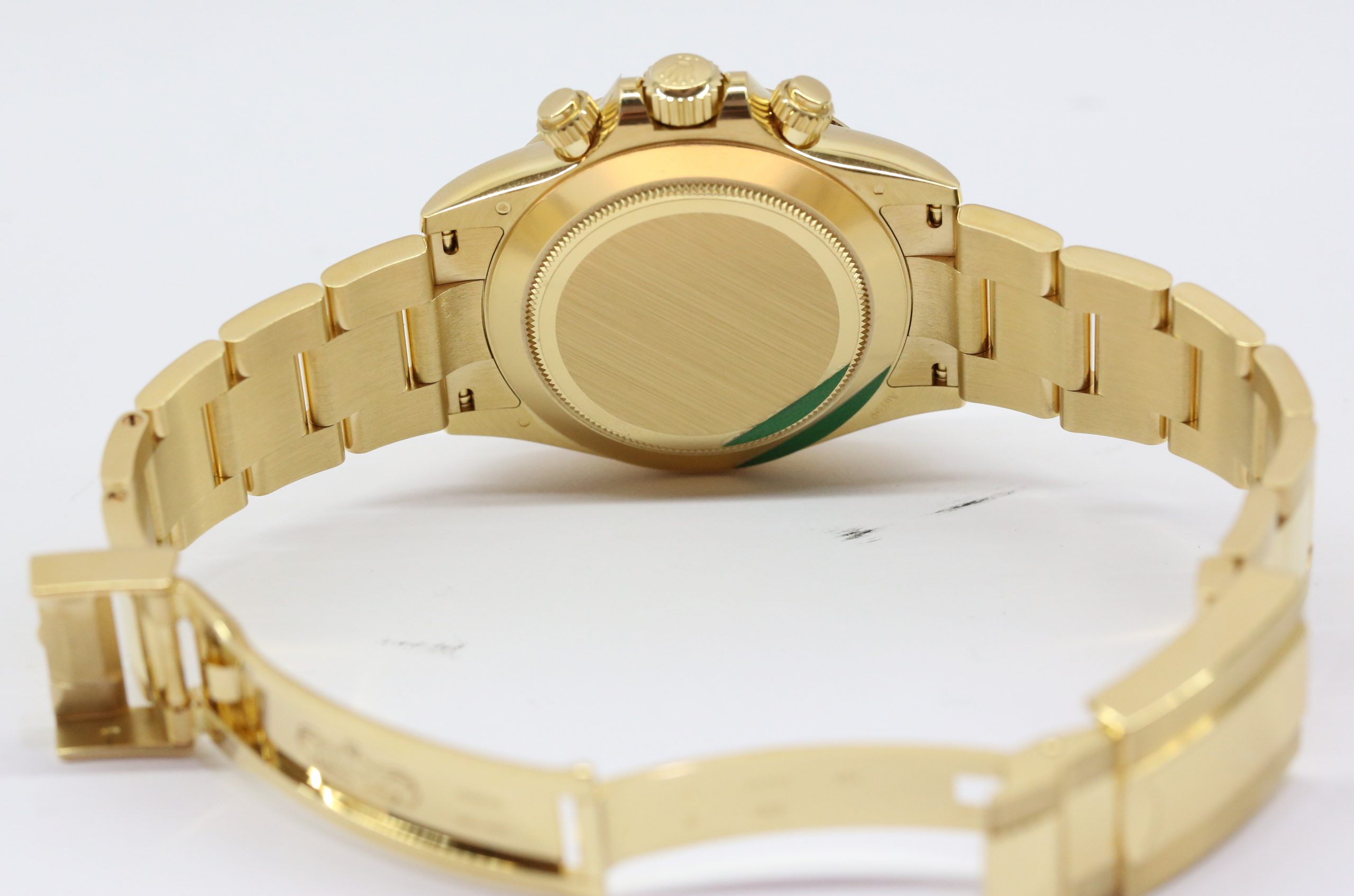 Rolex Daytona in 18ct Yellow Gold, Green Index Dial, on Rolex 18ct Yelow Gold Oyster Bracelet, Reference: 116508, Circa: 2020, Complete with Box & Papers - Image 5