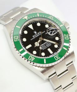 Rolex Submariner Date, Green Ceramic Bezel, Black Index Dial, Stainless Steel on Rolex Oystersteel Bracelet, Ref: 126610LV, Circa: 2020, Complete with Box & Papers