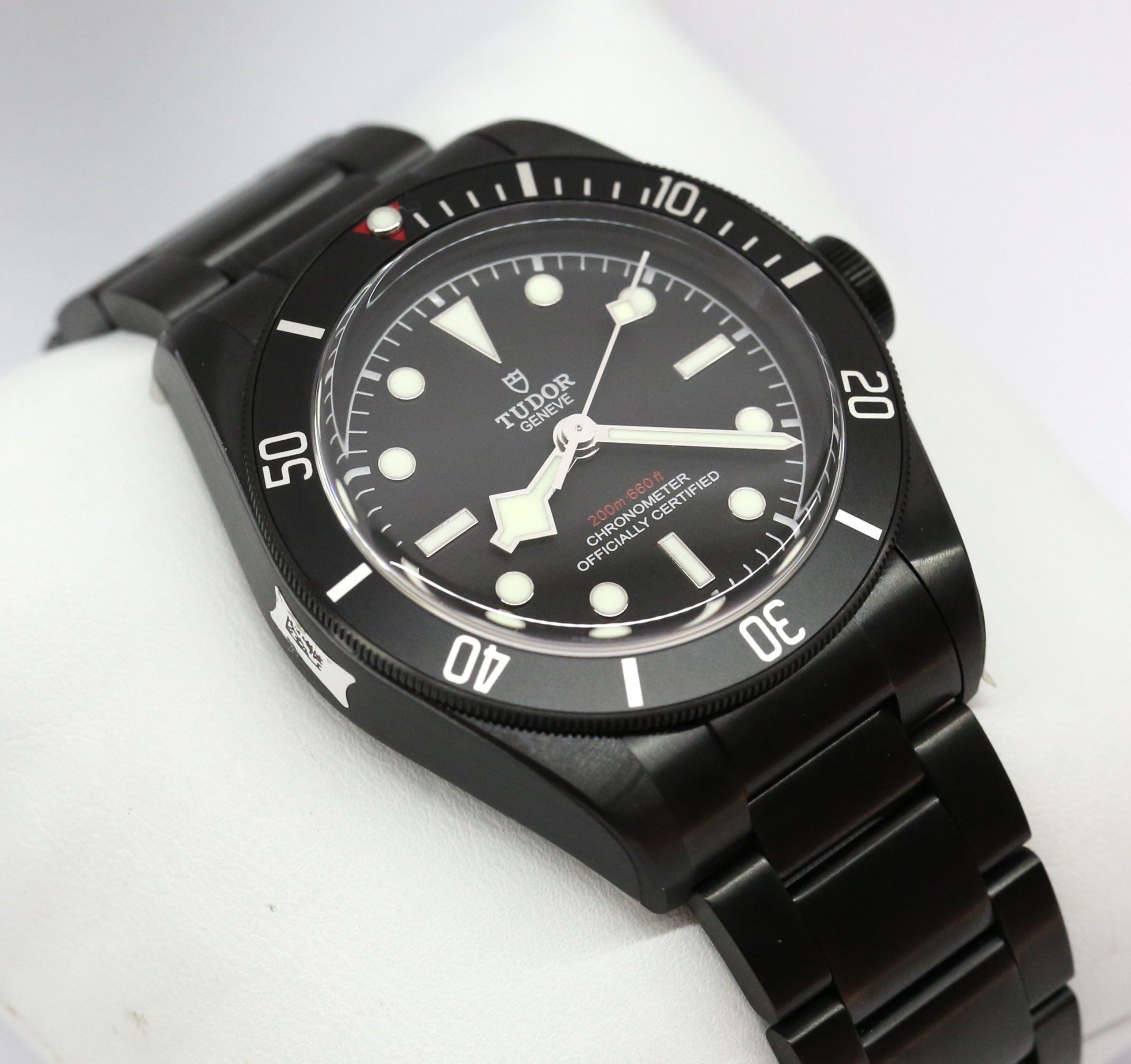Tudor Heritage Black Bay Dark in Stainless Steel PVD with Black Index Dial on Tudor Black Steel Bracelet Ref. 79230DK Circa: 2021 Complete with Box and Papers, Balance of Factory Warranty