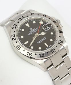 Rolex Explorer 2 GMT, Stainless Steel, Black Index Dial on Rolex Oyster Bracelet, Reference: 16570T, Circa: 2006, with Box & Papers