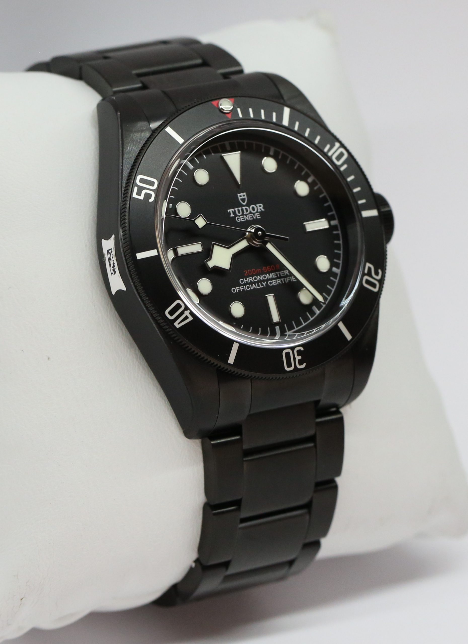 Tudor Heritage Black Bay Dark in Stainless Steel PVD with Black Index Dial on Tudor Black Steel Bracelet Ref. 79230DK Circa: 2021 Complete with Box and Papers, Balance of Factory Warranty - Image 4