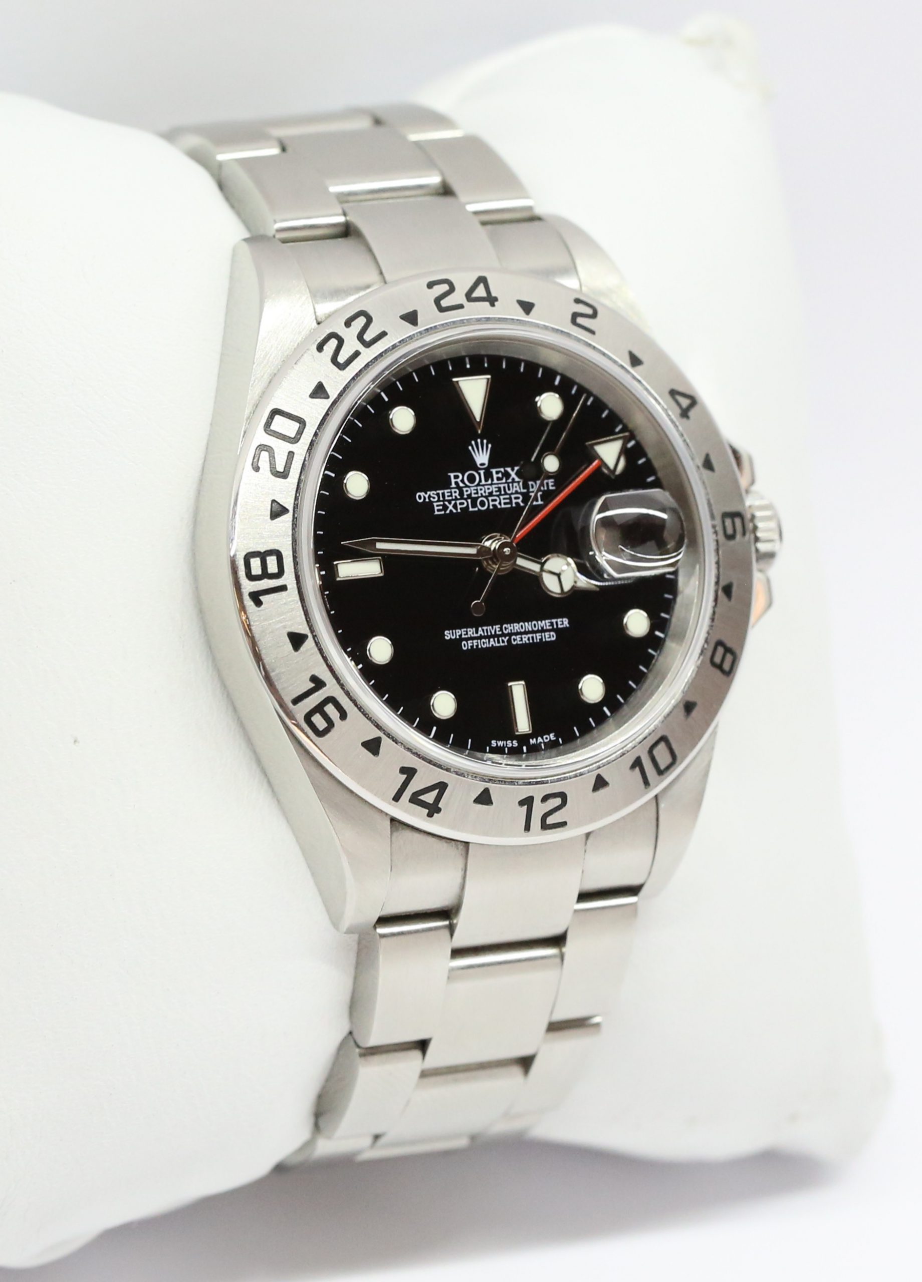 Rolex Explorer 2 GMT, Stainless Steel, Black Index Dial on Rolex Oyster Bracelet, Reference: 16570T, Circa: 2006, with Box & Papers - Image 4