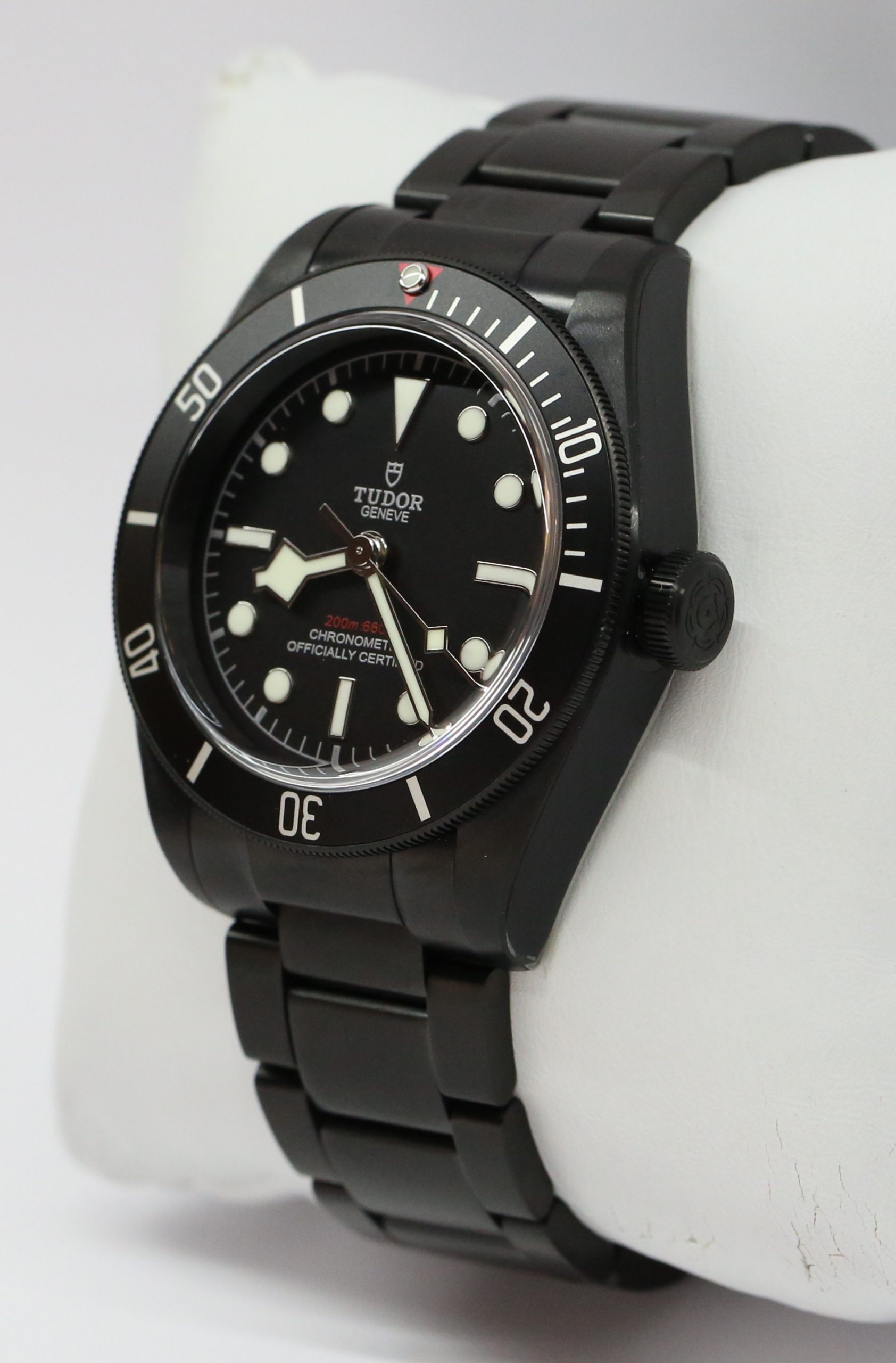 Tudor Heritage Black Bay Dark in Stainless Steel PVD with Black Index Dial on Tudor Black Steel Bracelet Ref. 79230DK Circa: 2021 Complete with Box and Papers, Balance of Factory Warranty - Image 2