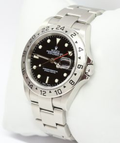 Alternative view of Rolex Explorer 2 GMT, Stainless Steel, Black Index Dial on Rolex Oyster Bracelet, Reference: 16570T, Circa: 2006, with Box & Papers