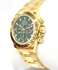 Alternative view of Rolex Daytona in 18ct Yellow Gold, Green Index Dial, on Rolex 18ct Yelow Gold Oyster Bracelet, Reference: 116508, Circa: 2020, Complete with Box & Papers