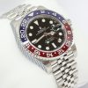 Rolex Oyster Perpetual GMT Master 2 in Stainless Steel with Pepsi Bezel and Black Index Dial on Rolex Jubilee Bracelet Ref. 126710BLRO Circa: 2018