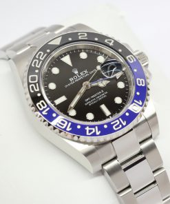Rolex Oyster Perpetual GMT Master 2 with Black and Blue Bezel in Stainless Steel on Oyster Bracelet Ref. 126710BLNR Circa: 02/2022 Complete Set.