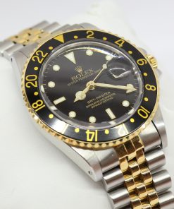 Rolex Oyster Perpetual GMT Master in 18ct Yellow Gold and Stainless Steel on Rolex Jubilee Bracelet Ref. 16753 Circa: 1987