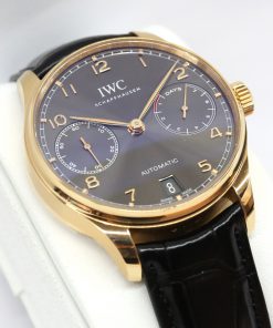 IWC Portugieser Automatic in 18ct Rose Gold 7 Day Power Reserve with Rodium Dial Ref. IW500702 Circa: 2017 Complete with Box and Papers