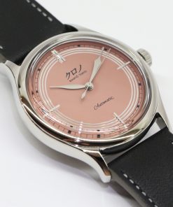 Kurono Tokyo Toki with Salmon Index Dial in Stainless Steel 37mm Circa: 2021 on Strap Complete with Box and Papers