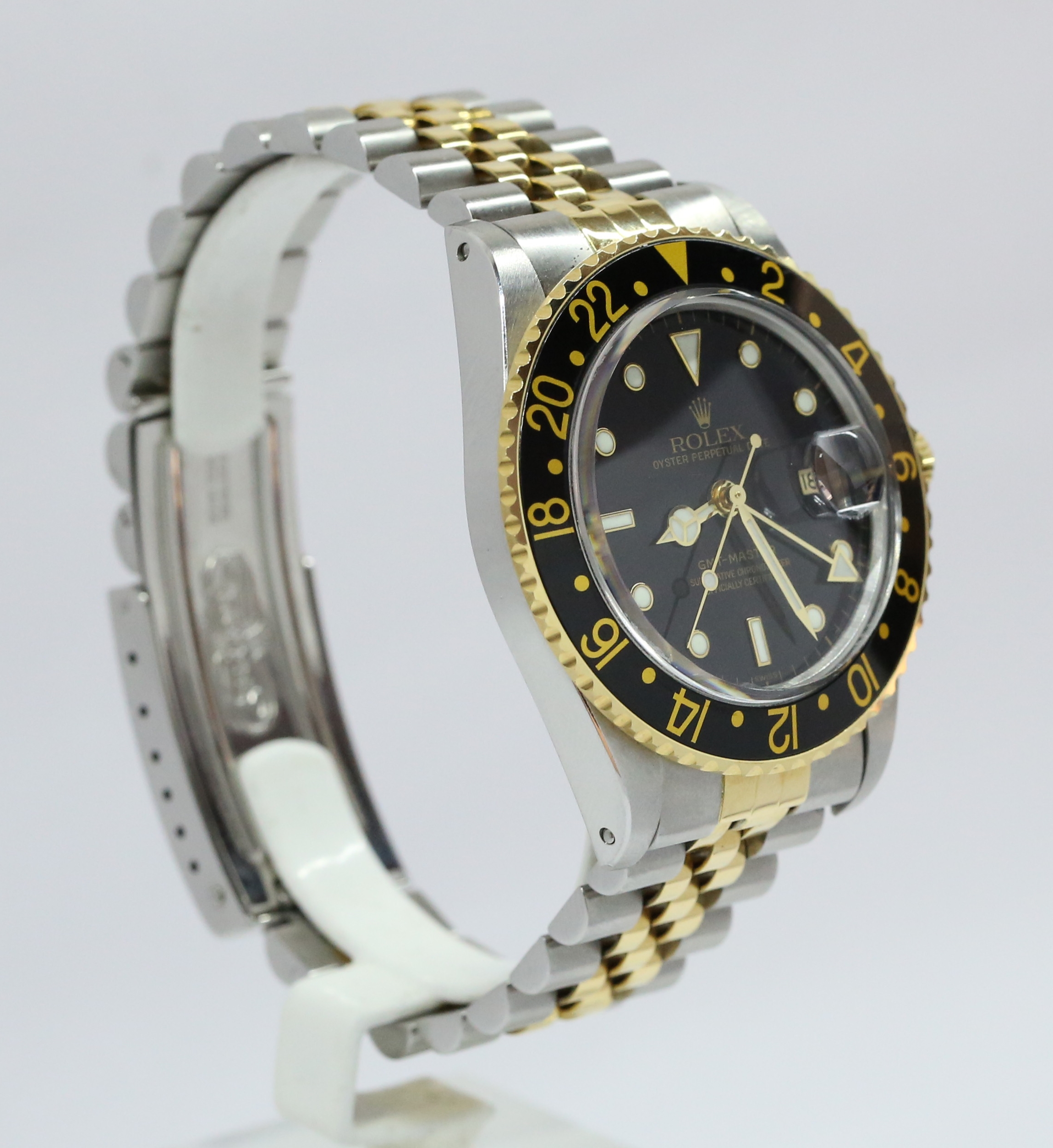 Rolex Oyster Perpetual GMT Master in 18ct Yellow Gold and Stainless Steel on Rolex Jubilee Bracelet Ref. 16753 Circa: 1987 - Image 3