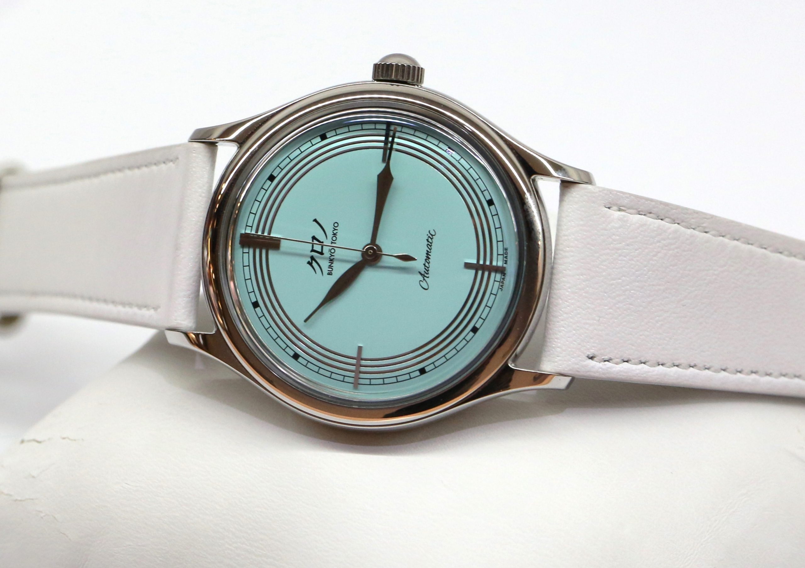Kurono Tokyo Seiji with Turquoise Index Dial in Stainless Steel 37mm Circa: 2022 on Strap Complete with Box and Papers - Image 3