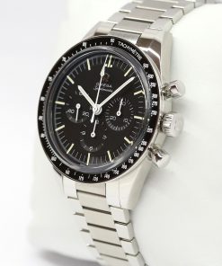 Alternative view of Omega Speedmaster Cal. 321 "Ed White" in stainless steel, Matt Black index dial on a Omega stainless steel bracelet.Ref. 31130403001001  Complete with Boxes and Omega Warranty cards, Circa: 2021