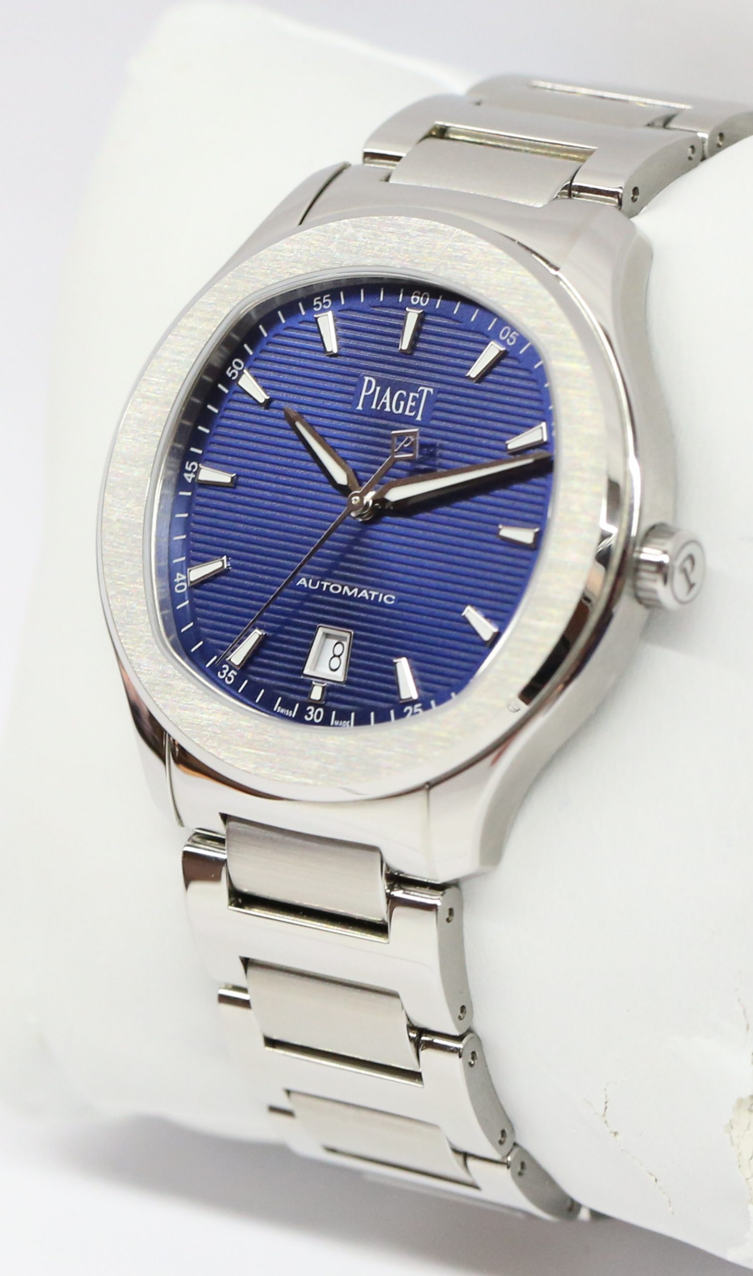 Piaget Polo S in Stainless Steel, Automatic watch, 42mm, with Blue ...