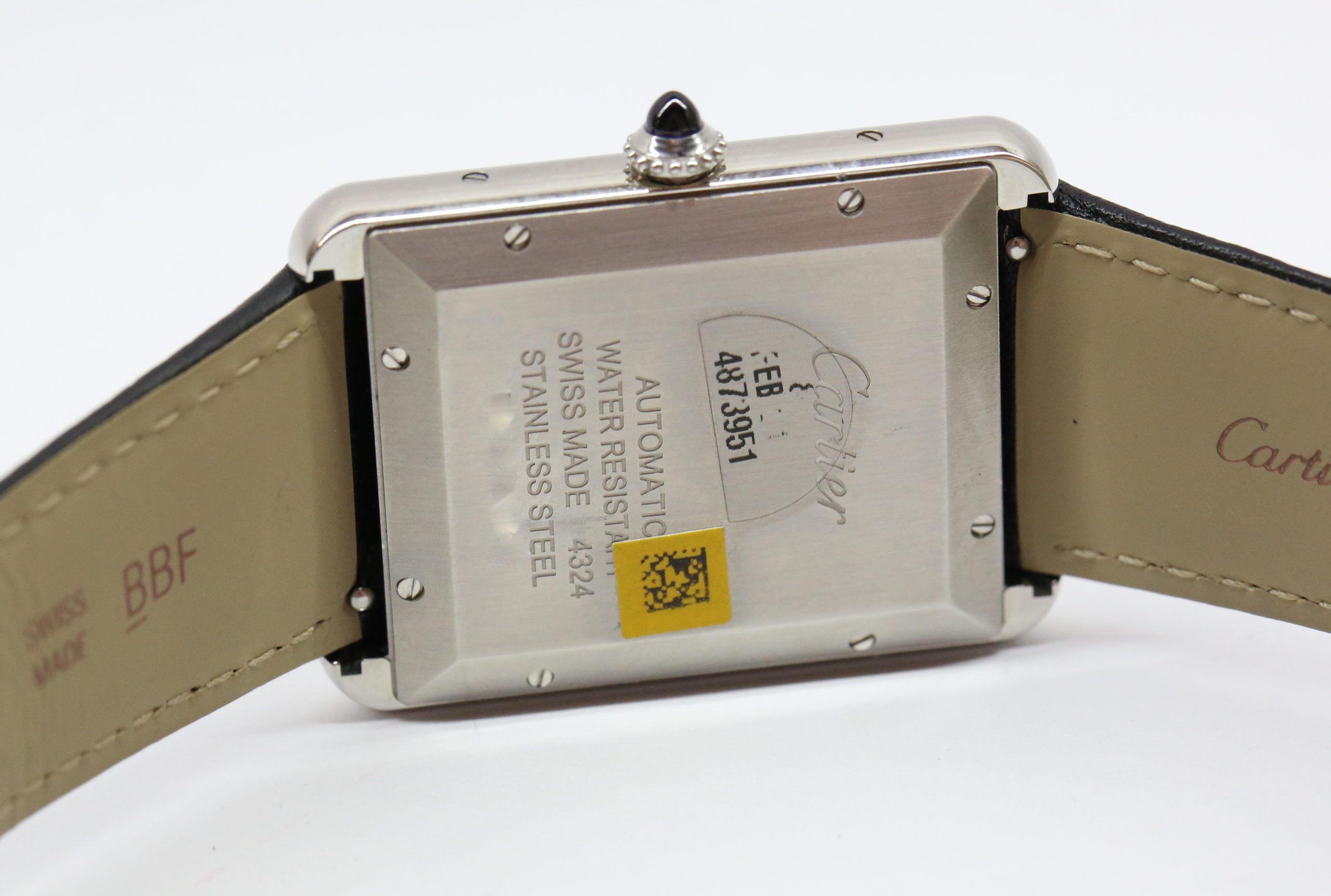 Cartier Tank Must Extra Large Model Automatic in Stainless Steel on Cartier Leather Strap and Cartier Clasp, Ref. WSTA0040 Circa: 2022 Complete with Box and Papers - Image 5