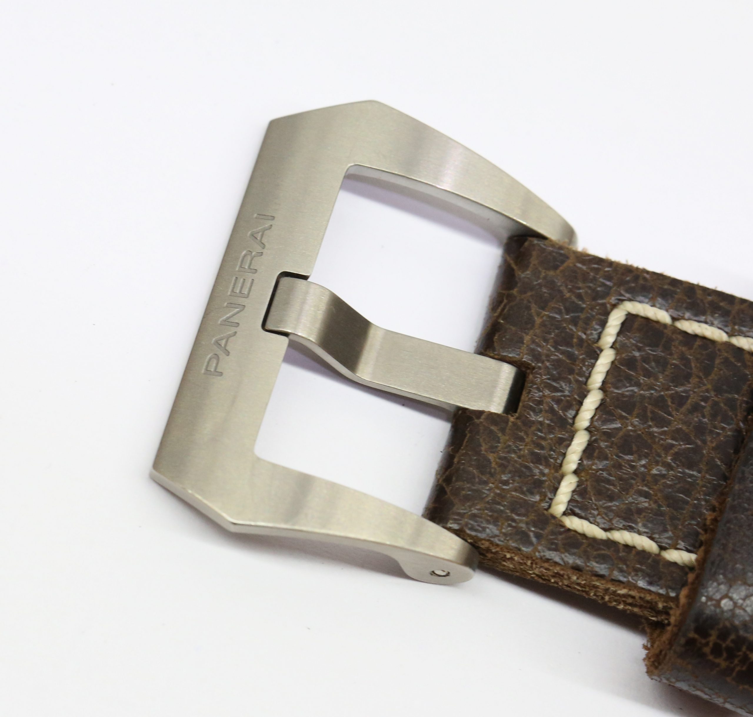 Panerai Luminor 1950 Chronograph Monopulsante 8 Days GMT in Titanium with Tobacco Dial Ref. PAM 00311 Circa: 2009 - Image 7