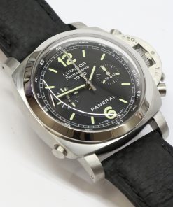 Panerai Luminor 1950 3 Days Rattrapante Double Chronograph 44mm in Stainless Steel Ref. PAM 213 Circa: 2006 *Mint*