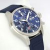 IWC Pilots Chronograph, 41mm Stainless Steel Chronograph, Blue Dial on Blue Rubber IWC Strap, Ref: IW388101, Circa: 2021, Complete with Box & Papers
