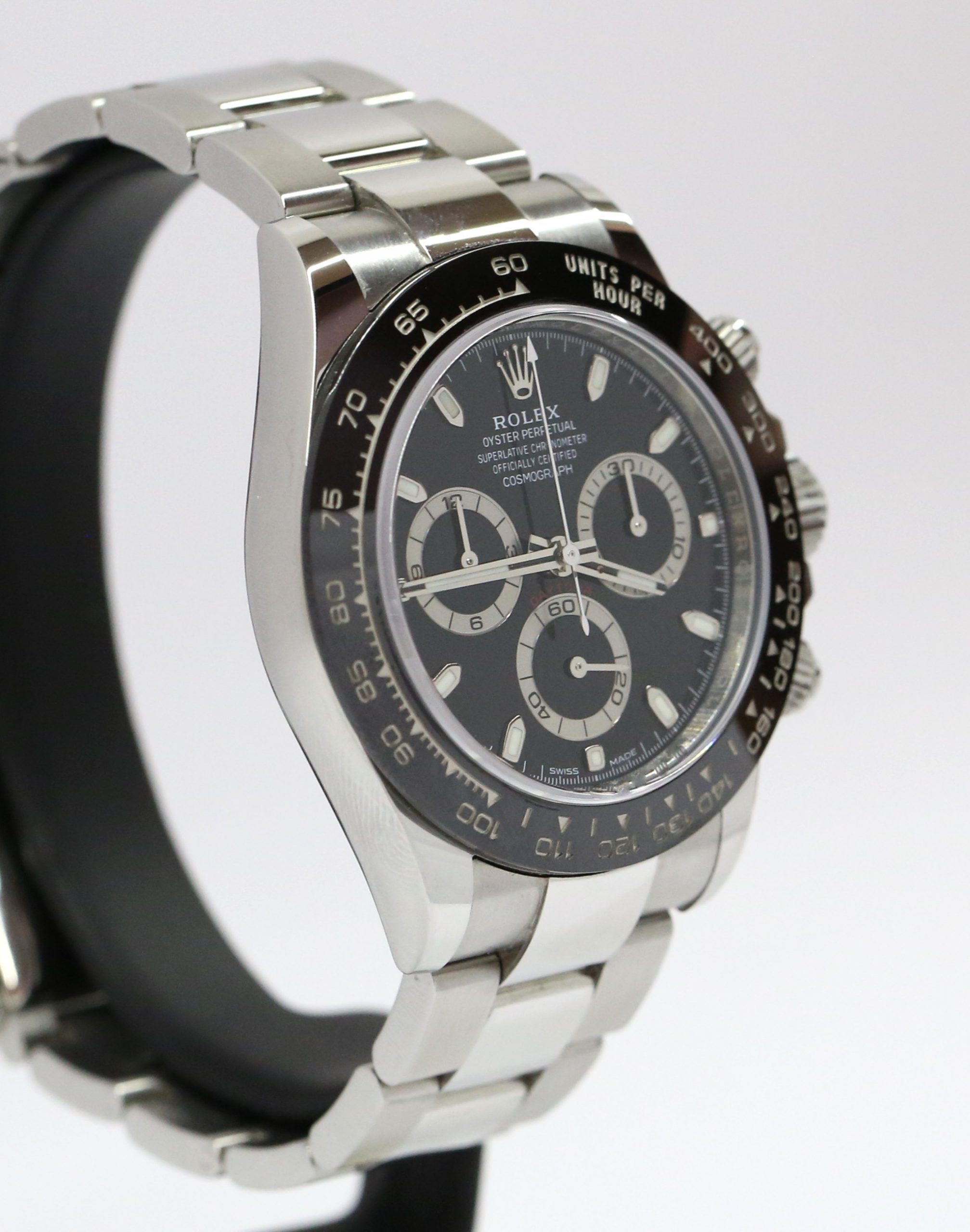 Rolex Oyster Perpetual Daytona in Stainless Steel with Black Index Dial and Black Ceramic Bezel on Rolex Oyster Bracelet Ref. 116500LN Circa: 2020 Complete with Box and Papers - Image 4
