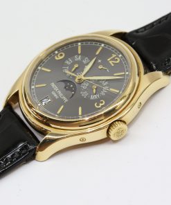 Alternative view of Patek Philippe Annual Calendar Moonphase, Reference: 5146J in 18ct Rose Gold, Slate Grey Arab Dial, Circa: 2007, Complete with Box & Papers