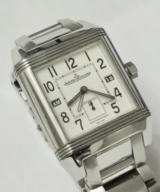 Jaeger Le Coulture Sqadra dual time, ref 230.8.77 Ca 2009 box and papers.