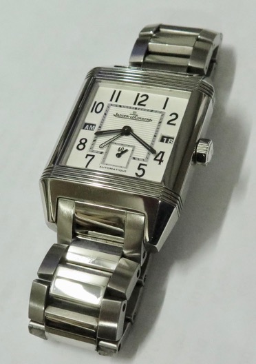 Jaeger Le Coulture Sqadra dual time, ref 230.8.77 Ca 2009 box and papers. - Image 6