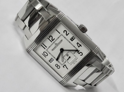 Jaeger Le Coulture Sqadra dual time, ref 230.8.77 Ca 2009 box and papers. - Image 5