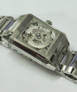 Alternative view of Jaeger Le Coulture Sqadra dual time, ref 230.8.77 Ca 2009 box and papers.