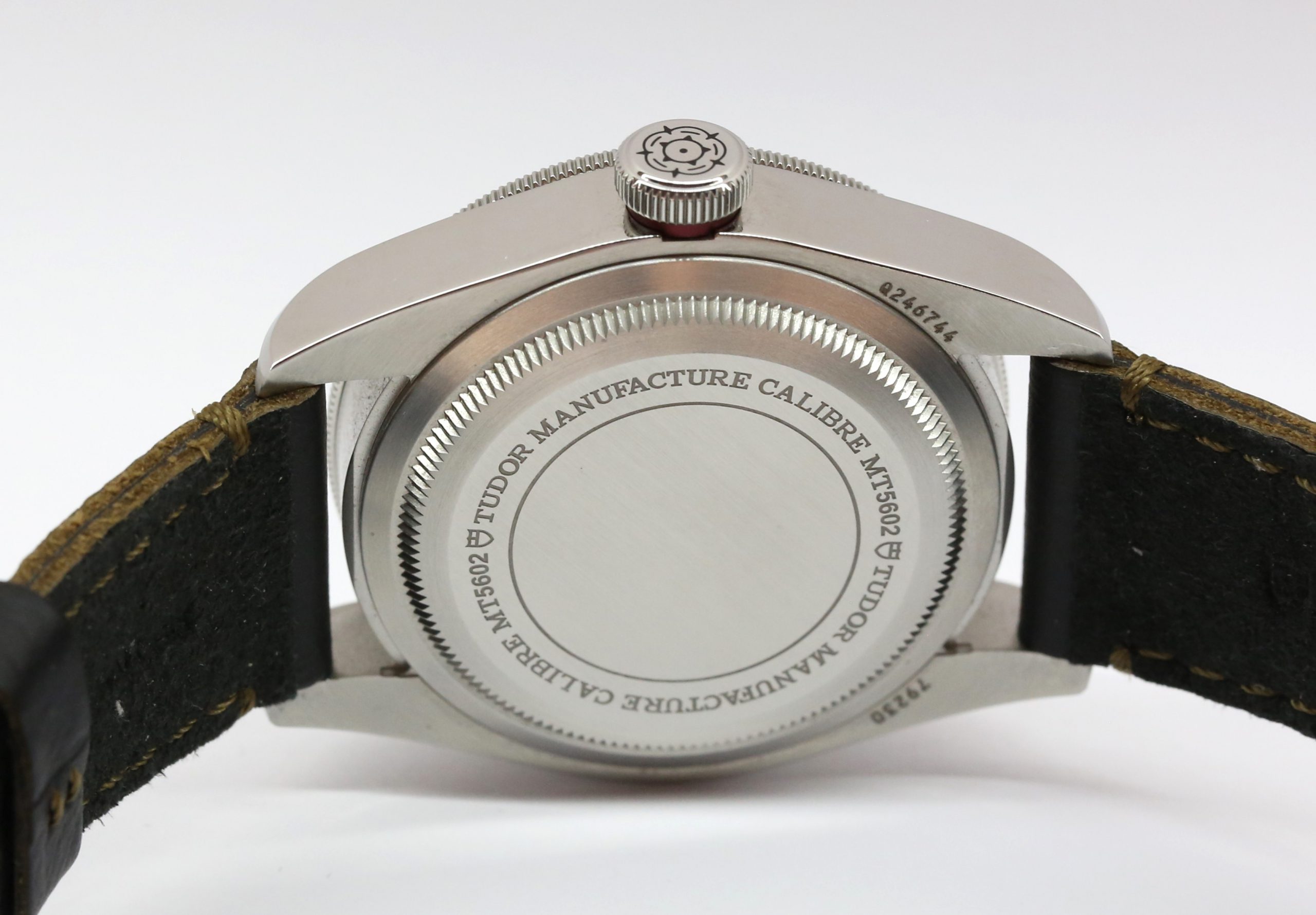 Tudor Heritage Black Bay in Stainless Steel dive watch, Black index dial and Red bezel on a Tudor Strap with Tudor Stainless Steel Deployant Clasp, Ref 79230R, Complete with Box and Papers, Ca. 11/2020 - Image 5
