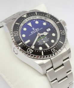 Rolex Oyster Perpetual Deepsea James Cameron in Stainless Steel with Black and Blue Index Dial on Rolex Oystersteel Bracelet Ref. 126660 Circa: 2021 Complete with Box and Papers