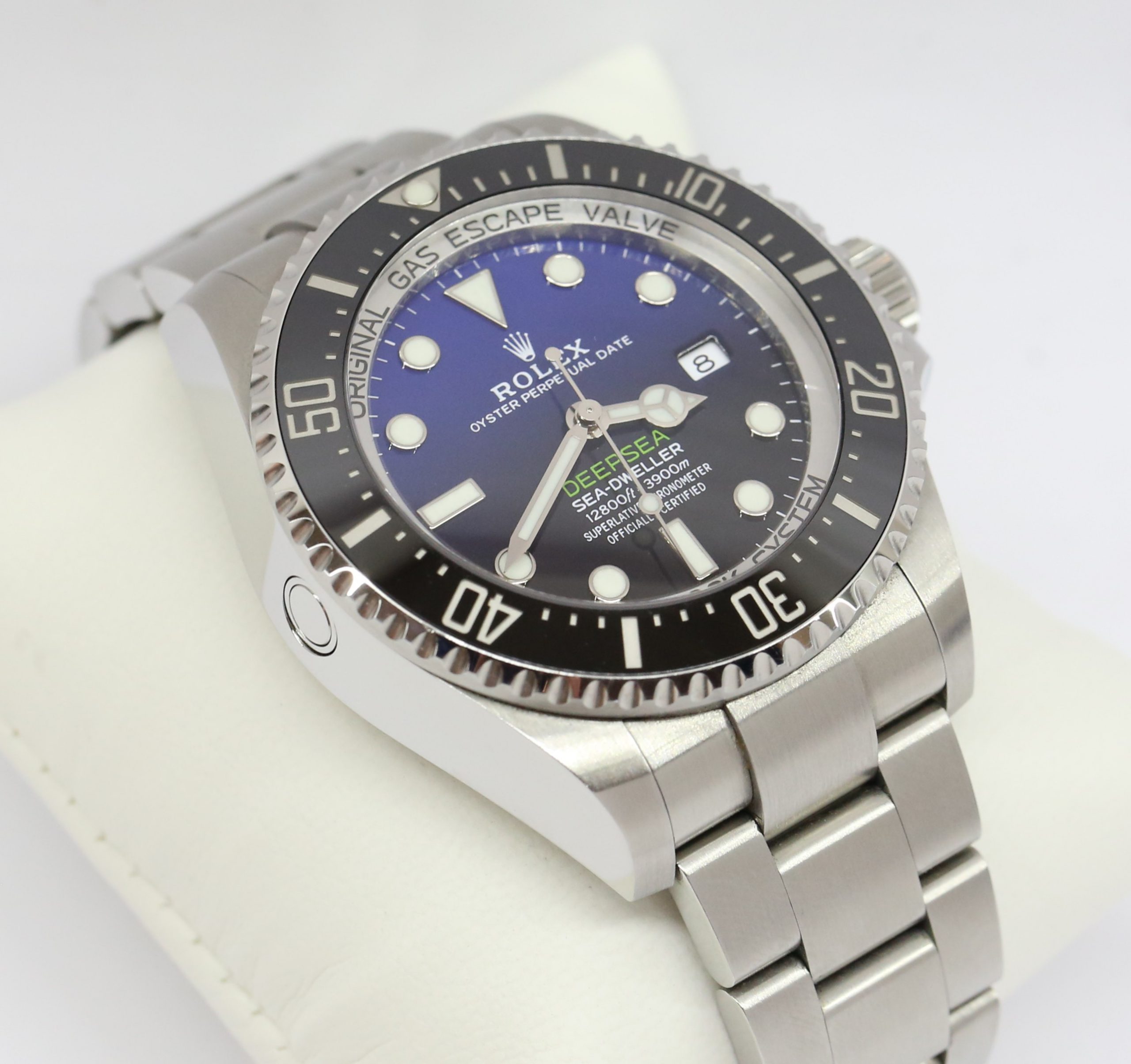 Rolex Oyster Perpetual Deepsea James Cameron in Stainless Steel with Black and Blue Index Dial on Rolex Oystersteel Bracelet Ref. 126660 Circa: 2021 Complete with Box and Papers