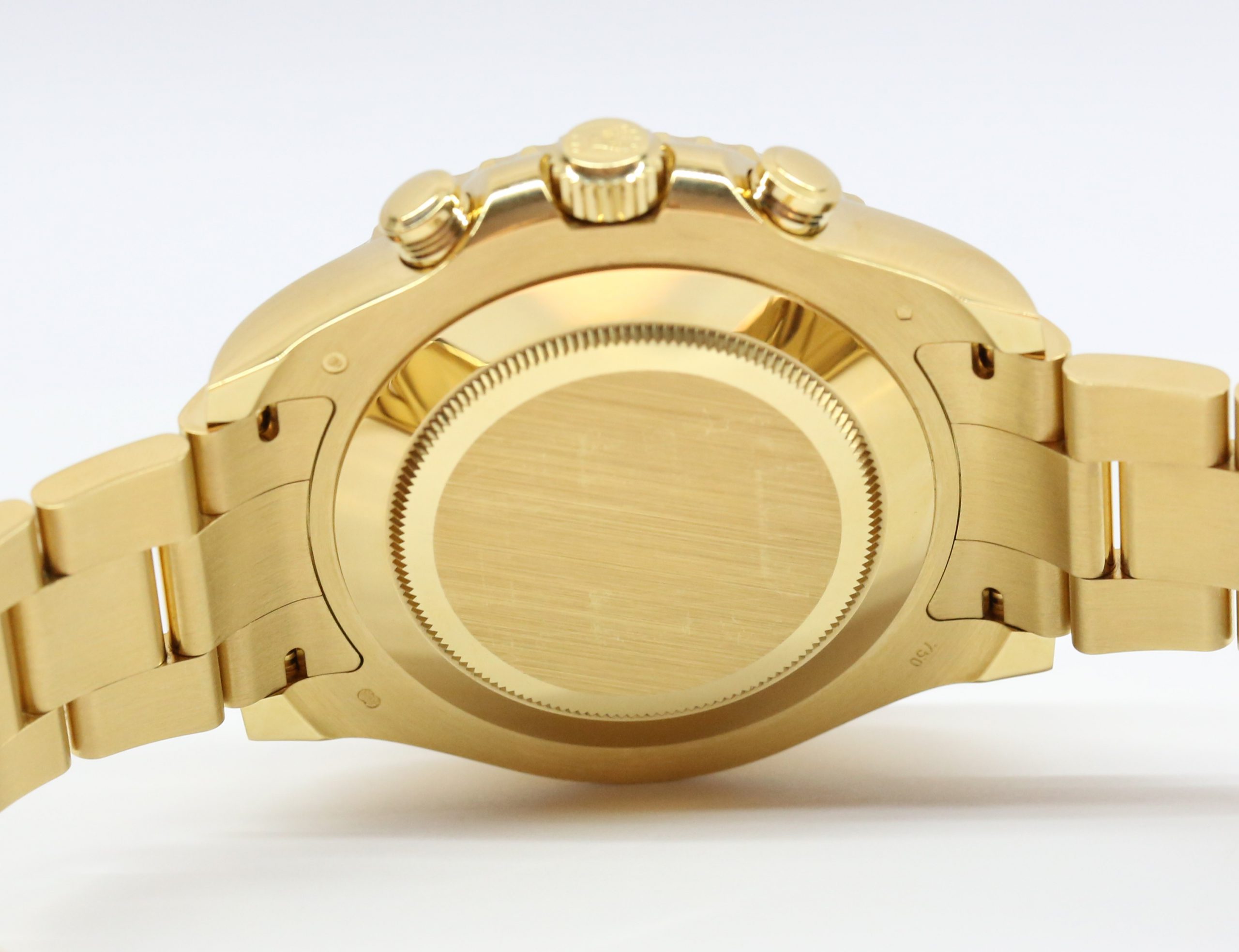 Rolex Yachtmaster II 44mm in 18ct yellow gold, White index dial, Blue ceramic bezel on a Rolex 18ct Yellow gold Oyster bracelet. Box and Papers Ca. 2018 - Image 5