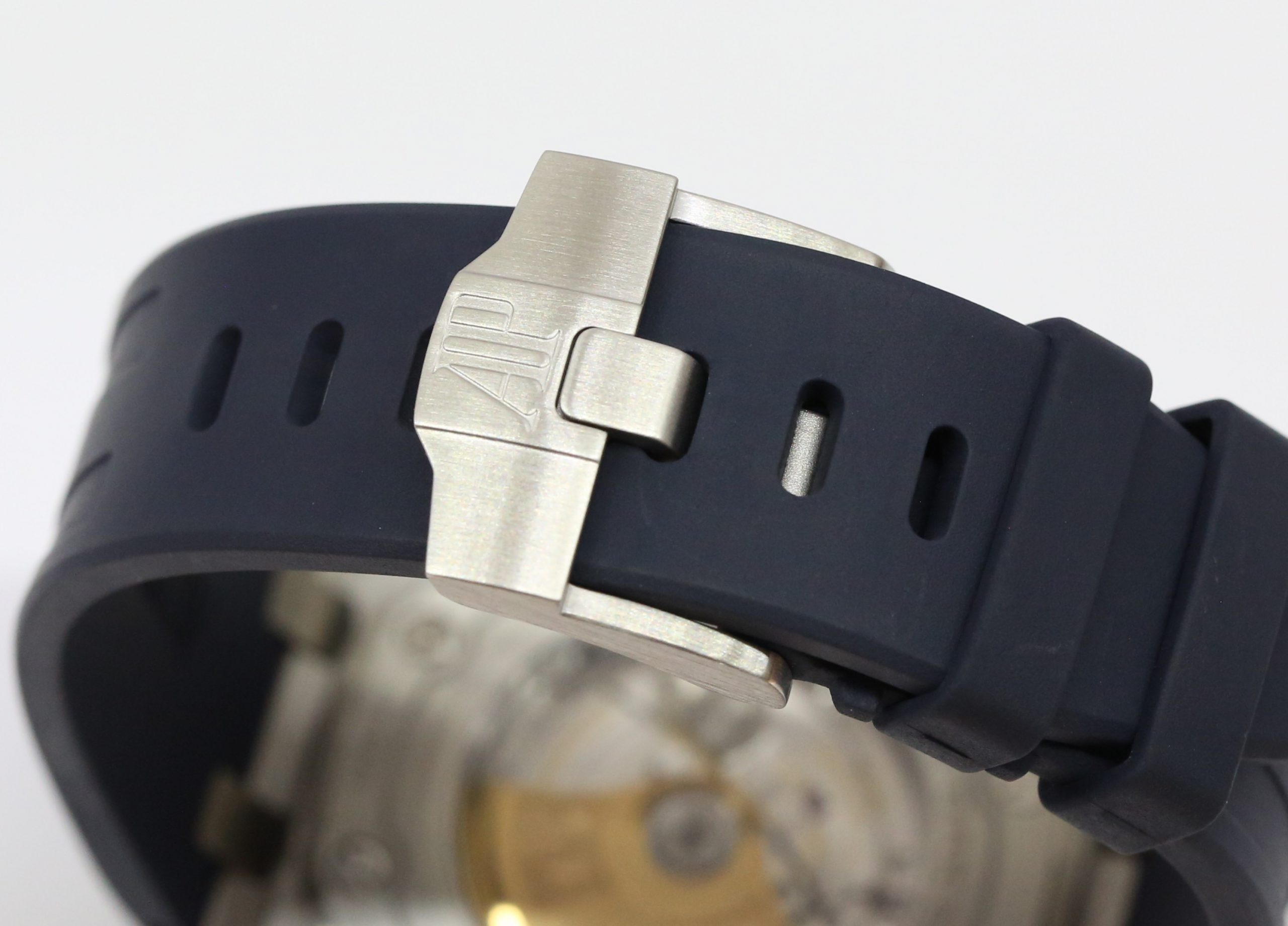 Audemars Piguet Royal Oak Offshore Chronograph, Stainless Steel "Indigo Blue" Dial, on Blue Rubber Strap, Reference: 26470ST.OO.A027CA.01, Circa 2018, Complete with Box & Papers - Image 3