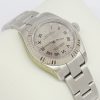 Rolex Oyster Perpetual 26mm, Stainless Steel with 18ct White Gold Fluted Bezel, Steel Roman Dial on Stainless Steel Rolex Oyster Bracelet, Reference: 176234. Circa: 2009, with Box & Papers, Just Serviced by Rolex