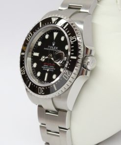 Alternative view of Rolex Sea Dweller 43, "Anniversary" in Rolex OysterSteel on a Rolex Oyster bracelet, Black Index Dial, Black Ceramic Bezel, Ref: 126600, Ca.2021, Complete with Box, Paper & Balance of Rolex Factory Warranty